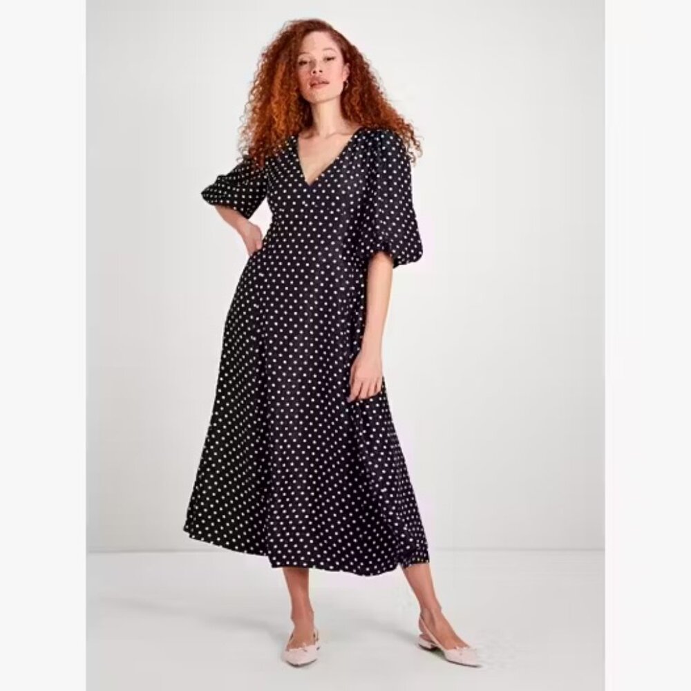 NWT Kate Spade Harmony Dot Cloqué Dress (never worn)
